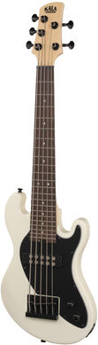 Kala U-Bass 5 Sweet Cream Fretted Sweet Cream