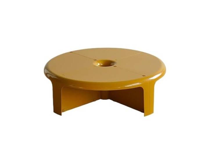 9bbhfJw4R Couchtisch im Landhausstil Ineinandergreifendes, rundes, modulares Couchtisch-Set aus Kunststoff(Yellow)