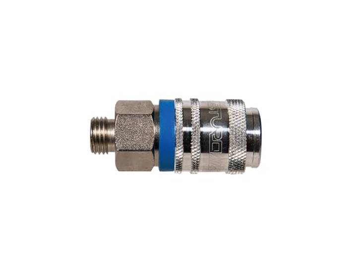 Mecafer 156422 Coupleur automatique métal raccord standard 1/4 m