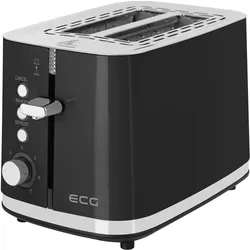 ECG ST 2766 Vintage Nero, Toaster, Schwarz