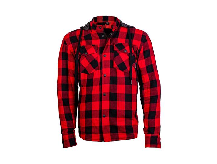 Racer Kevlar Shirt Spring Schw-Rot XXL