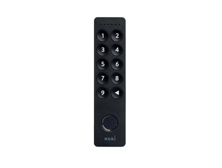 Nuki Keypad 2\, Ouverture rapide et confortable de la porte par code ou empreinte digitale\, accessoire parfait pour Nuki Smart Lock\, Bluetooth