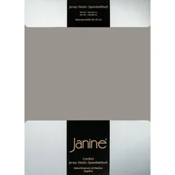 Janine Spannbetttuch Elastic-Jersey 5002 vulkan 200x200 cm