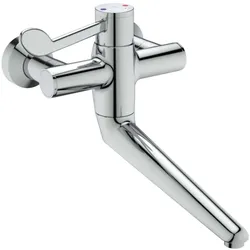 Ideal Standard CeraPlus 2 Wand-Waschtisch-Thermostat A6701AA absperrbar, DN 15, Ausladung 356 mm, chrom