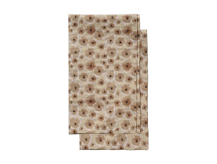 Sagaform Torchon Edith 50x70 cm lot de 2 Beige mixte