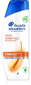 Head & Shoulders Anti Hair Fall champô anticaspa e antiqueda de cabelo 400 ml. Anti Hair Fall