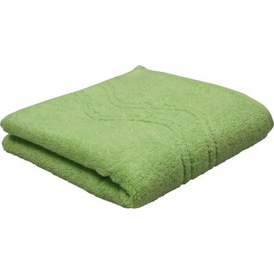Handtuch ROSS "Cashmere feeling", grün (apfelgrün), B:50cm L:100cm, Frottier, Baumwolle, Handtücher, 100% Baumwolle, mit Wellen-Bordüre, große Farbauswahl