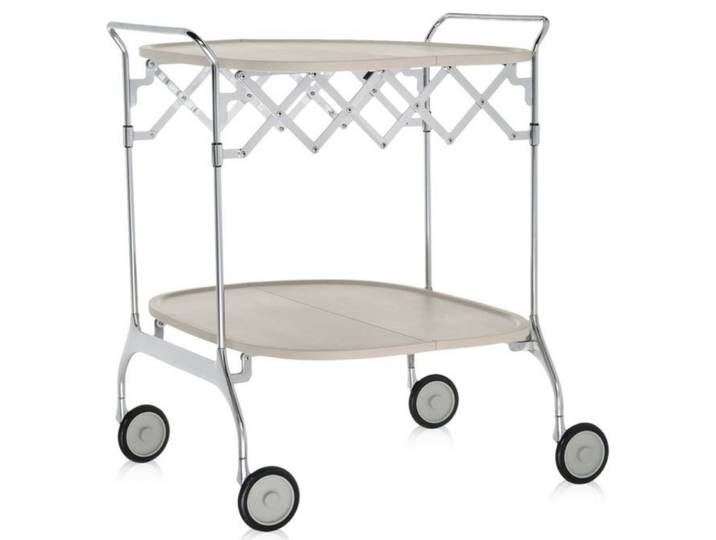 Kartell Gastone Servierwagen mit Rollen 68x62x70 cm