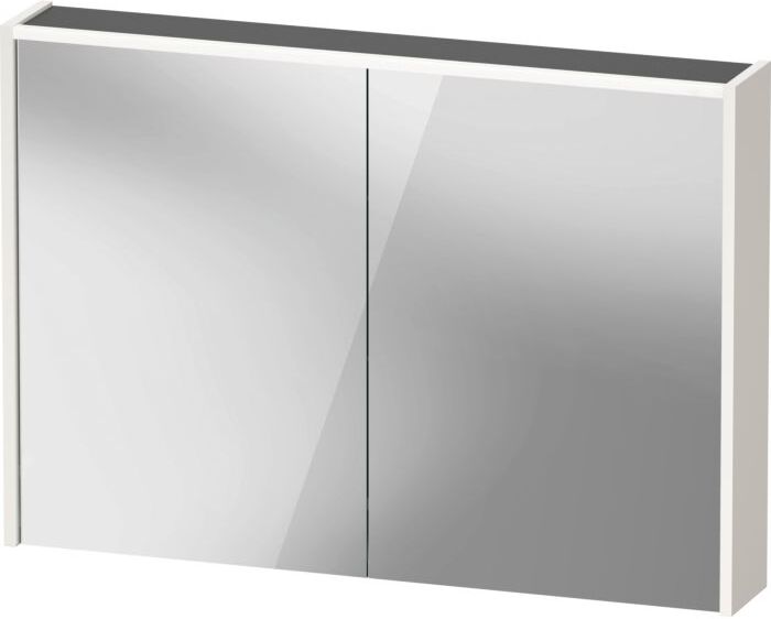 Duravit D-Code Spiegelschrank Verspiegelt DC7107022222000 1000x700x148, Weiß Hochglanz, Steckdose J, LED Beleuchtung