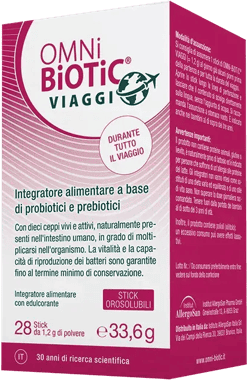 Omni-biotic Omni Biotic Viaggi Integratore Per Regolarità Intestinale 28 Stick