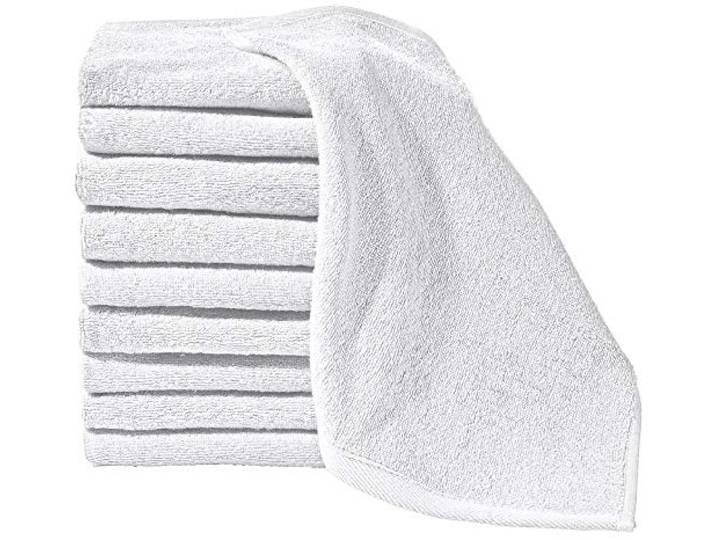 Erwin Müller Seiftuch 10er-Pack, Serie Heidenheim 100% Baumwolle weiß Größe 30x30 cm - schnell trocknend und extra saugstark, kuschelweich, voluminöse Spitzenqualität