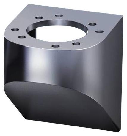 Rittal Wandkonsole CP 40, Edelstahl, Rückseitig, Gewinde M8
