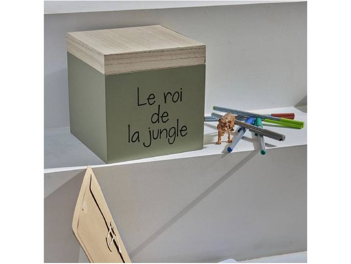 Aufbewahrungsbox STORY khaki 18.5x36x36cm