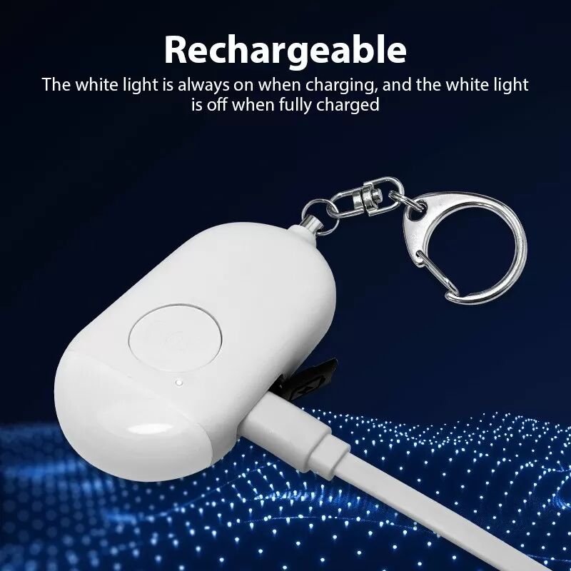 INF WLAN-Personennotruf mit Fernbenachrichtigung, 130dB lauter Sirene und LED-Licht