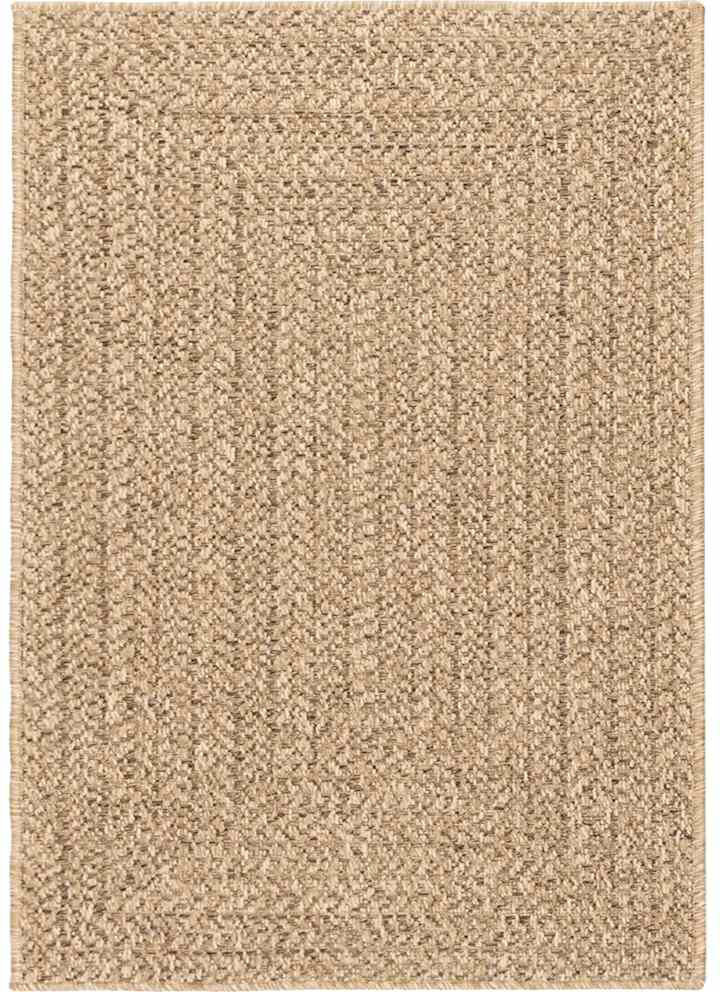 House of Hampton Rug ZIZUR Jute Look Indoor and Outdoor Brown Rectangle 160 x 230cm