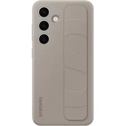 Samsung Standing Grip Case (Samsung Galaxy S24), Smartphone Hülle, Braun, Grau