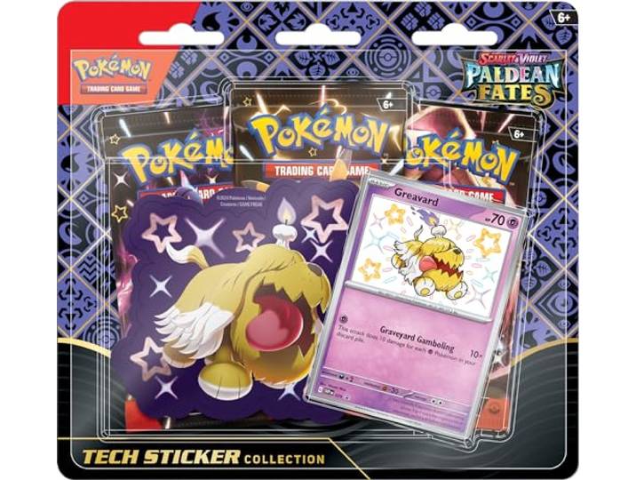 Pokémon Trading Card Game Scarlet & Violet 04.5 Paldean Fates Tech Sticker Blister