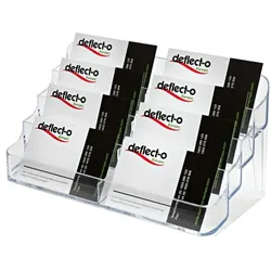 deflecto Visitenkartenständer »deflecto®« 8 Fächer, 19.5x10x9.5 cm