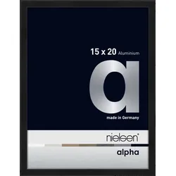 Nielsen Design Alpha El. Schwarz matt 15,0 x 20,0cm