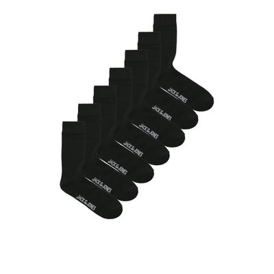 Basicsocken JACK & JONES "JACBLACK FRIDAY SOCK 7 PACK", Herren, schwarz, Materialmix, unifarben, elastisch, Socken