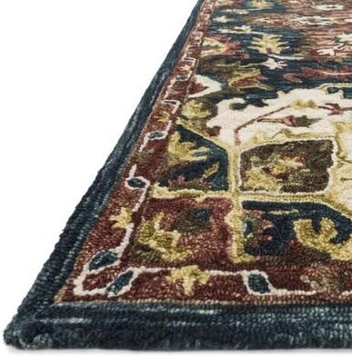 Alexander Home Madeline Wool Hand-hoooked Star Boho Rug