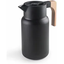 Lacor Wood, Thermoskanne, Schwarz