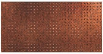 Fasade FASÄDE Dome 4-foot x 8-foot PVC Wall Panel in Moonstone Copper