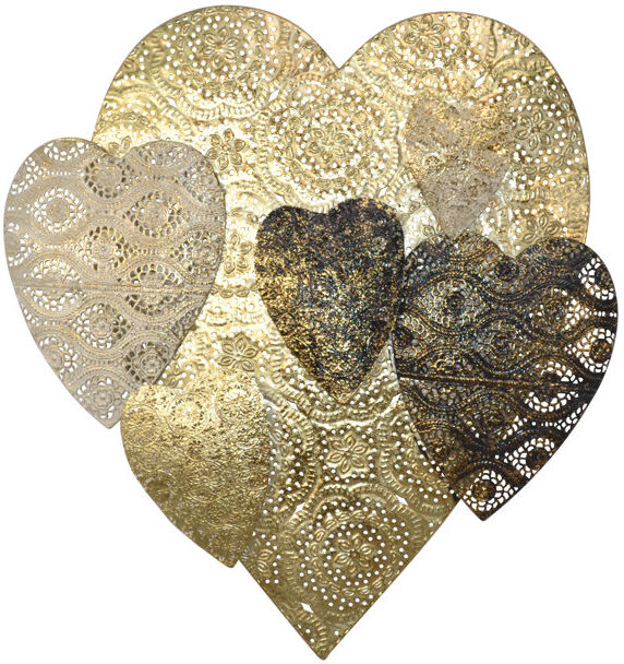 Mercer41 Glam Abstract Wall Decor Gold 60cm H X 55cm W
