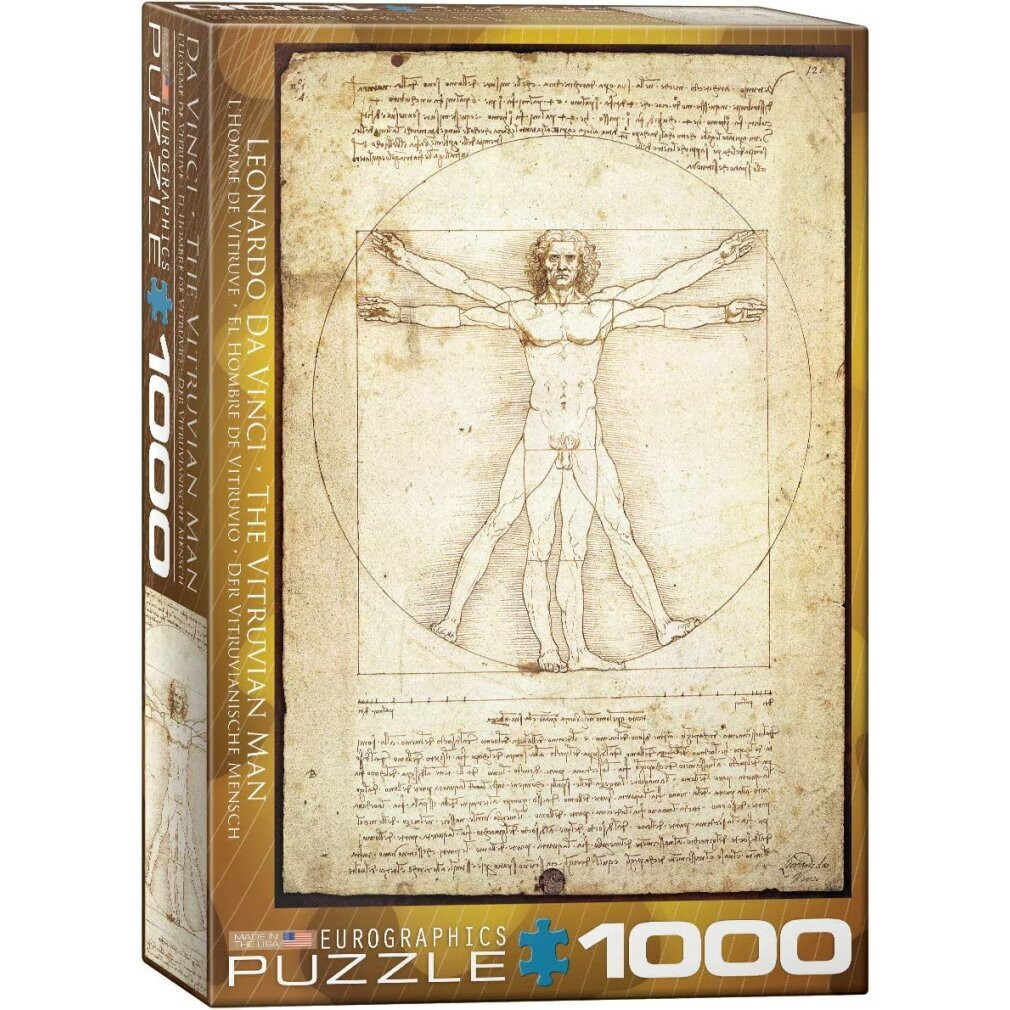 Eurographics Puzzel De Vitruviaanse Mens