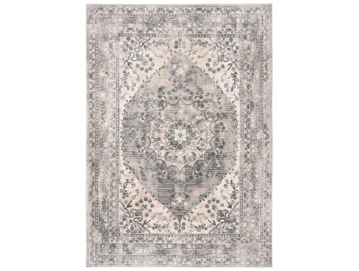 Tapis traditionnel en polypropylène beige/gris, 122 x 183 cm