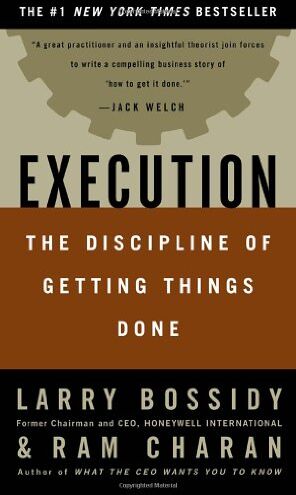 Larry Bossidy - Execution: The Discipline of Getting Things Done - Preis vom 15.10.2026 23:06:25 h