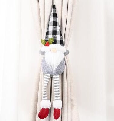 Modern Home Fixes Creative Cartoon Doll Kid Stuffed Plush Toy Christmas Decoration gray