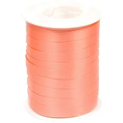 Star 250m Geschenkband Ringelband 10mm - wasserfestes Kunststoff Dekoband Schleifenband Polyband Luftballonband zum Basteln Schleifen Luftballons Apricot