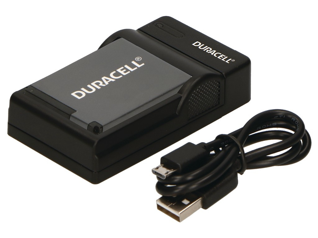 Duracell oplader met USB-kabel voor DRC11L/NB-11L