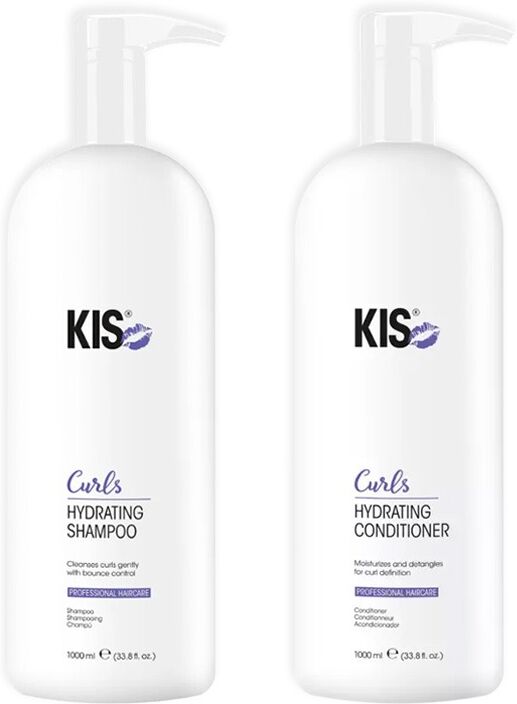 Kis Hair Care Duo Curls Hydrating Shampoo  1000Ml & Curls Hydrating Co