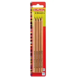 Herlitz 4x Bleistift »Skizzo natur« HB beige