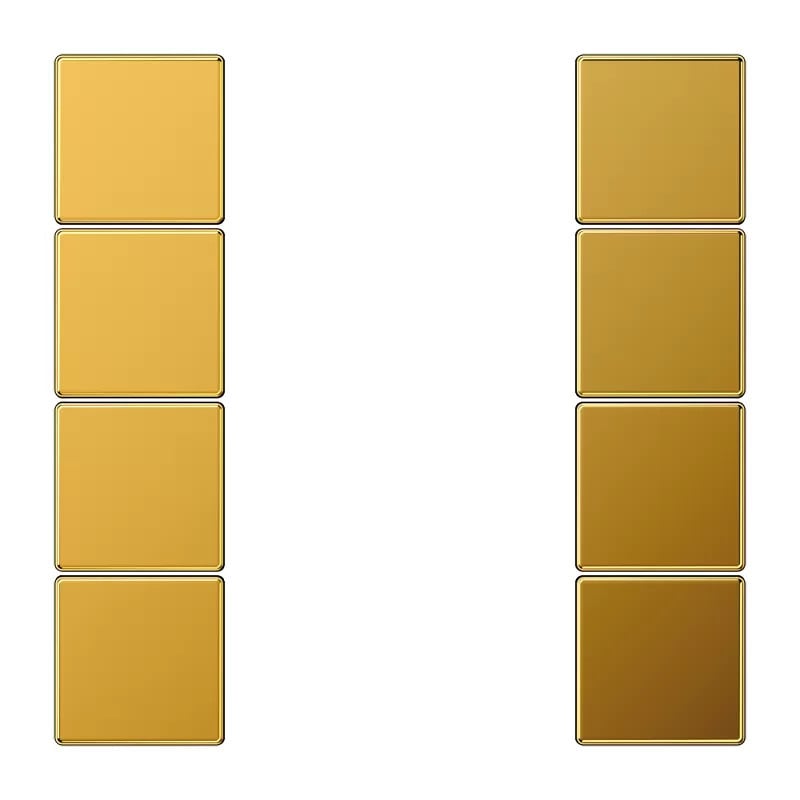 Jung complete set van 4 stuks type GO 2504 TSA