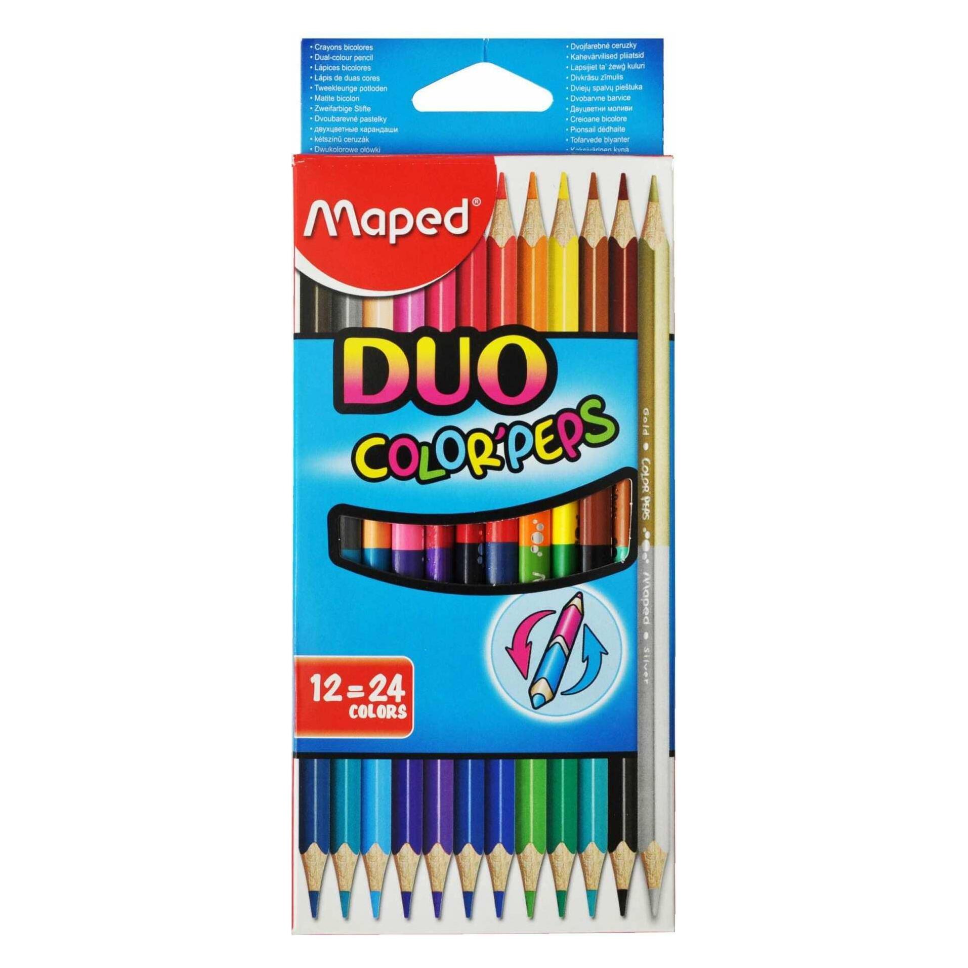Maped Duo Color Peps (12x) (330191)