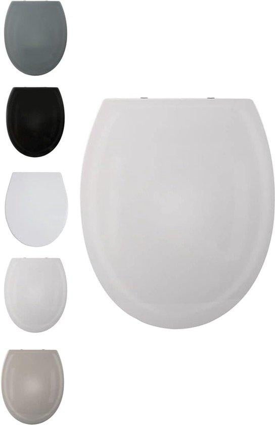 Famanu toiletbril, ovaal, met softclose-mechanisme, lichtgrijs