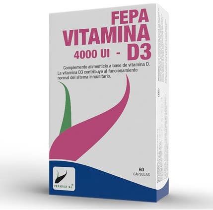 Fepadiet Vitamina D3 4000 UI 60 caps