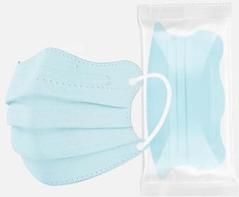 Uplift Picks Butterfly Shaped Disposable Face Masks Pink 3 Layer Protective Masks For Women blue 200 Pcs