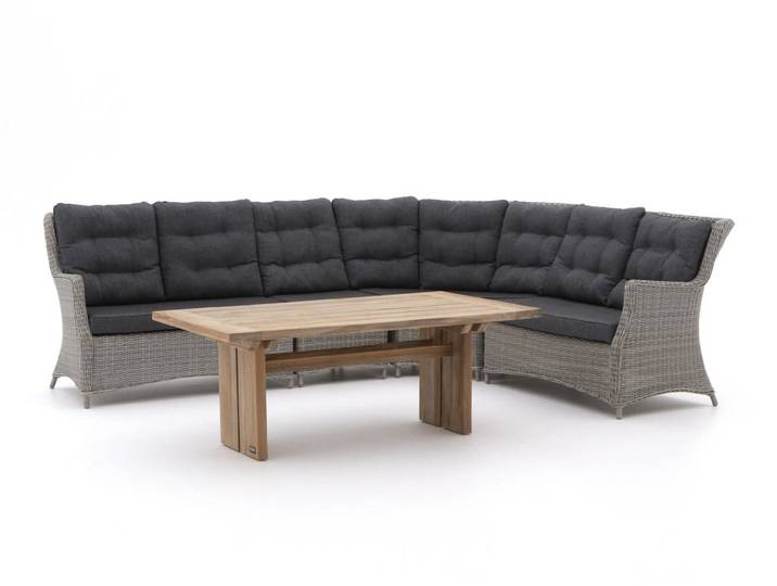 Dining loungeset Intenso 6 personen Loungeset Grijs Wicker