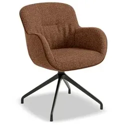 Segmüller Werkstätten Stuhlsessel Tilda01 Stoff Braun