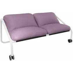 Sedus se:lab Sofa - Nova grau violett (91E) / Purweiß (158)
