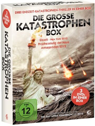 Jason Bourque - Die große Katastrophenbox - Boxset mit 3 Filmen: Eiszeit - New York 2012, Prophezeiung der Maya, Armageddon 2012 (3 DVDs) - Preis vom 30.09.2026 22:30:23 h