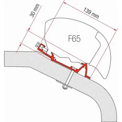 Fiamma Adapter Lmc Tec 370 cm passend für F65 und F80 Markise