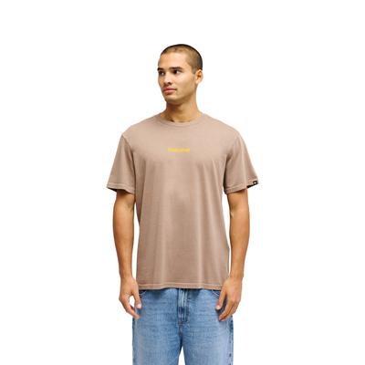 T-Shirt QUIKSILVER "Evo Rays", Herren, Gr. M, braun (pine bark), Obermaterial: 100% Baumwolle., Shirts T-Shirt