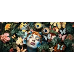 Glasbild (BHT 125x50x1,40 cm) - bunt - BHT 125x50x1,40 cm