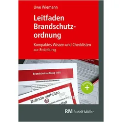 Leitfaden Brandschutzordnung, Fachbücher von Uwe Wiemann, Uwe, Uwe Graf Wiemann, Wiemann