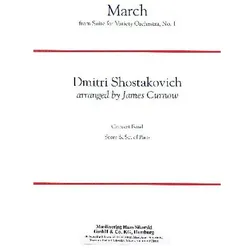 March from Suite no.1 for Variety Orchestra for concert band score and parts, Fachbücher von Dimitri Schostakowitsch